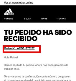 devolver pedido adidas|adidas reembolso en linea.